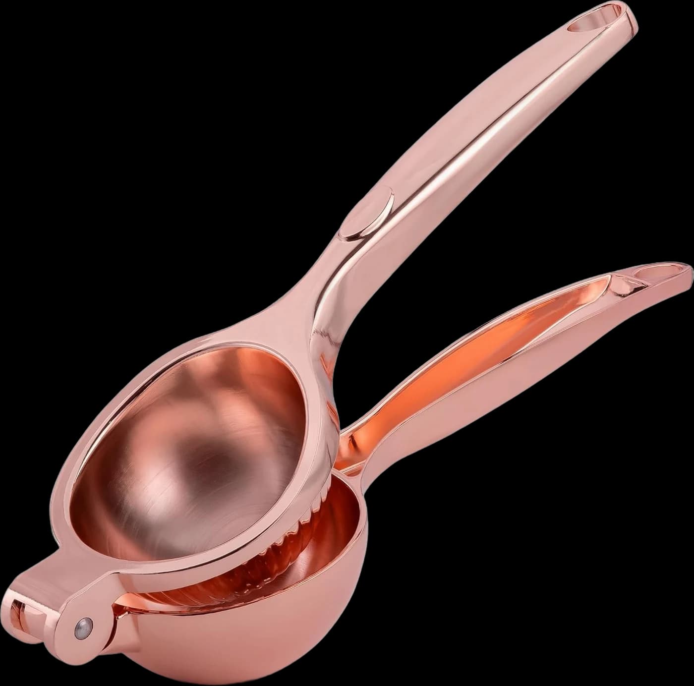 Rose-gold heavy-duty lemon squeezer